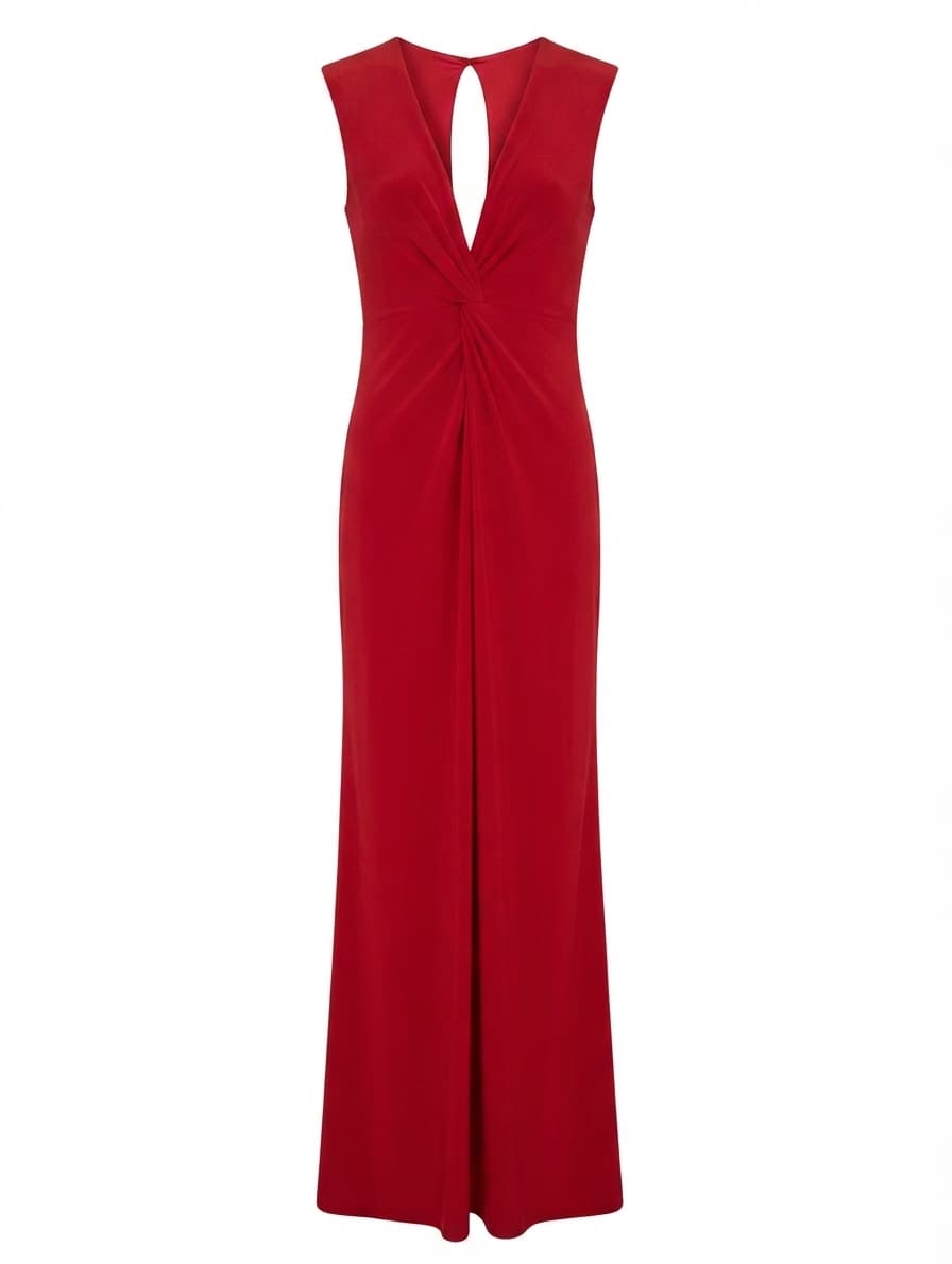 Ginger & Smart Twist-Front Maxi Dress Red Women's Size 8 — photo 1 of 8