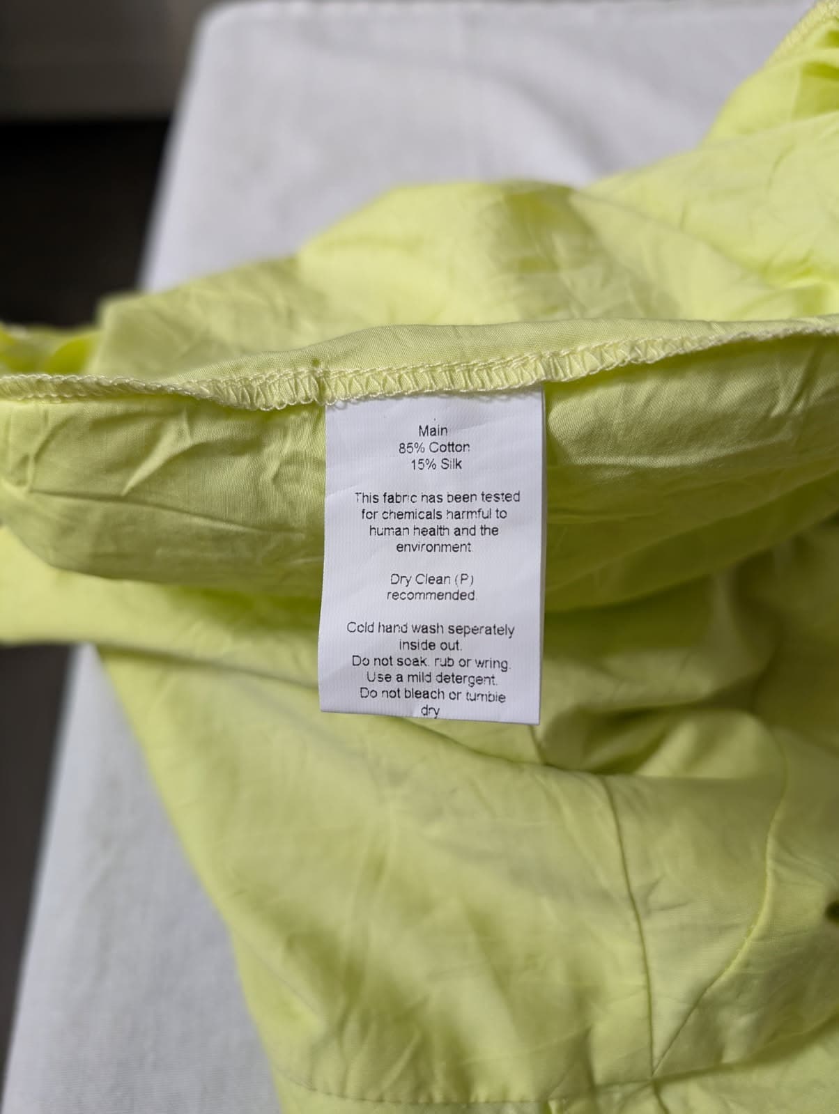 Ginger & Smart Yellow Cotton Silk Tiered Maxi Dress - Size 6 — photo 4 of 6