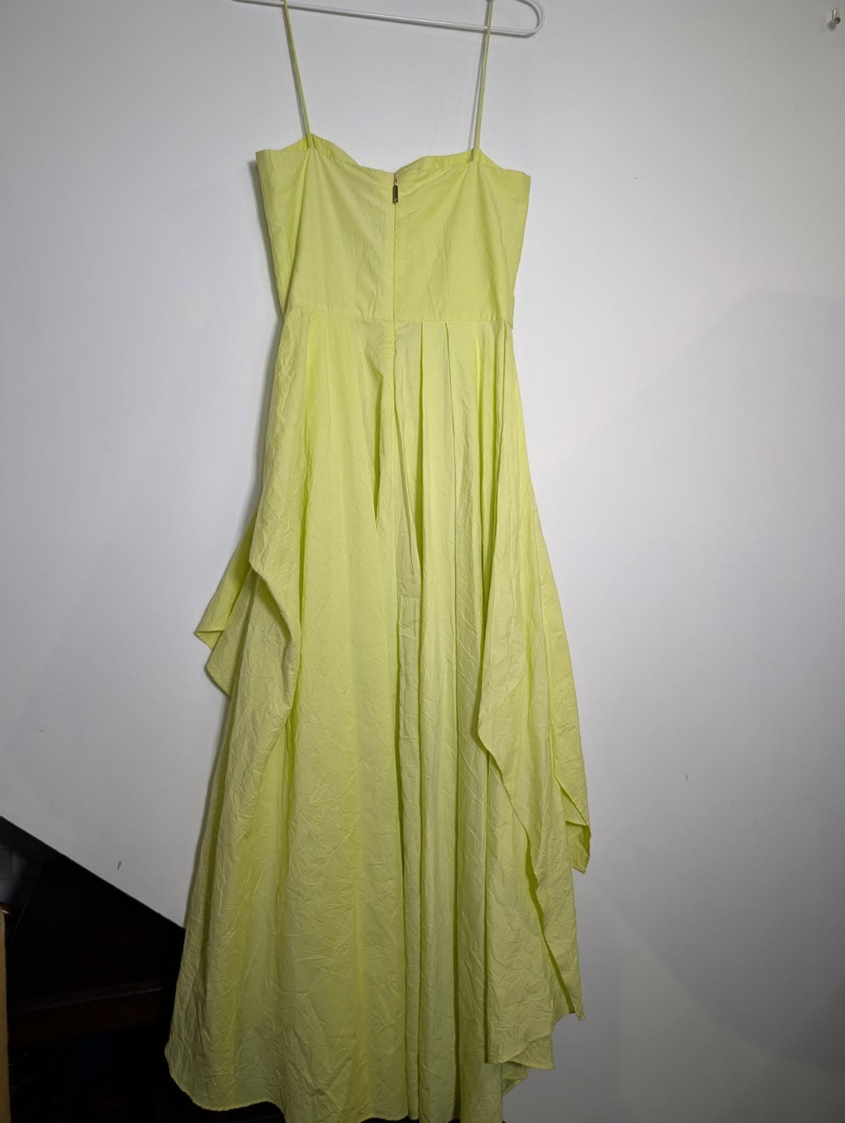 Ginger & Smart Yellow Cotton Silk Tiered Maxi Dress - Size 6 — photo 2 of 6