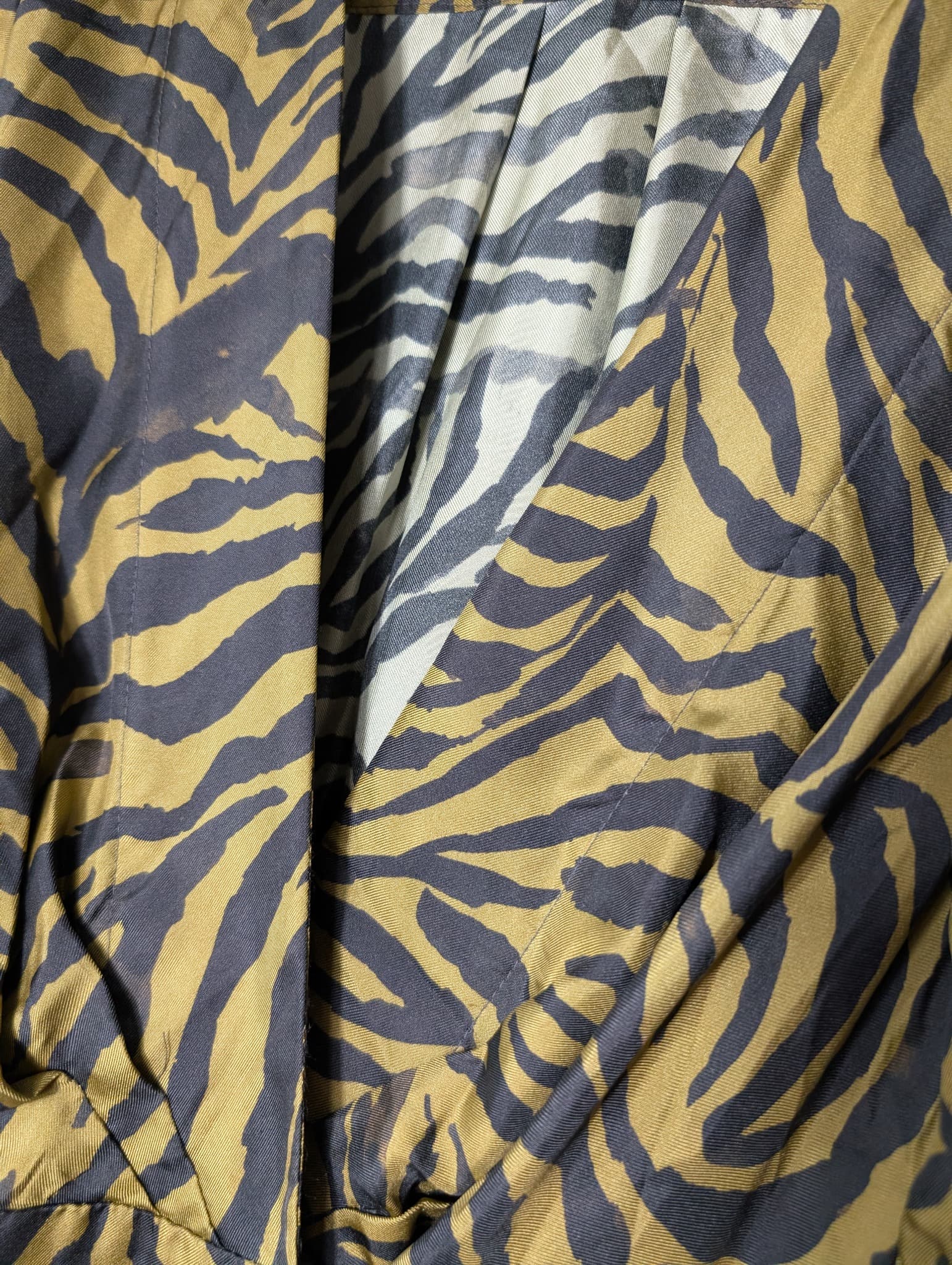 GINGER & SMART Zebra Print Midi Dress Women's Size 8 — photo 3 of 8