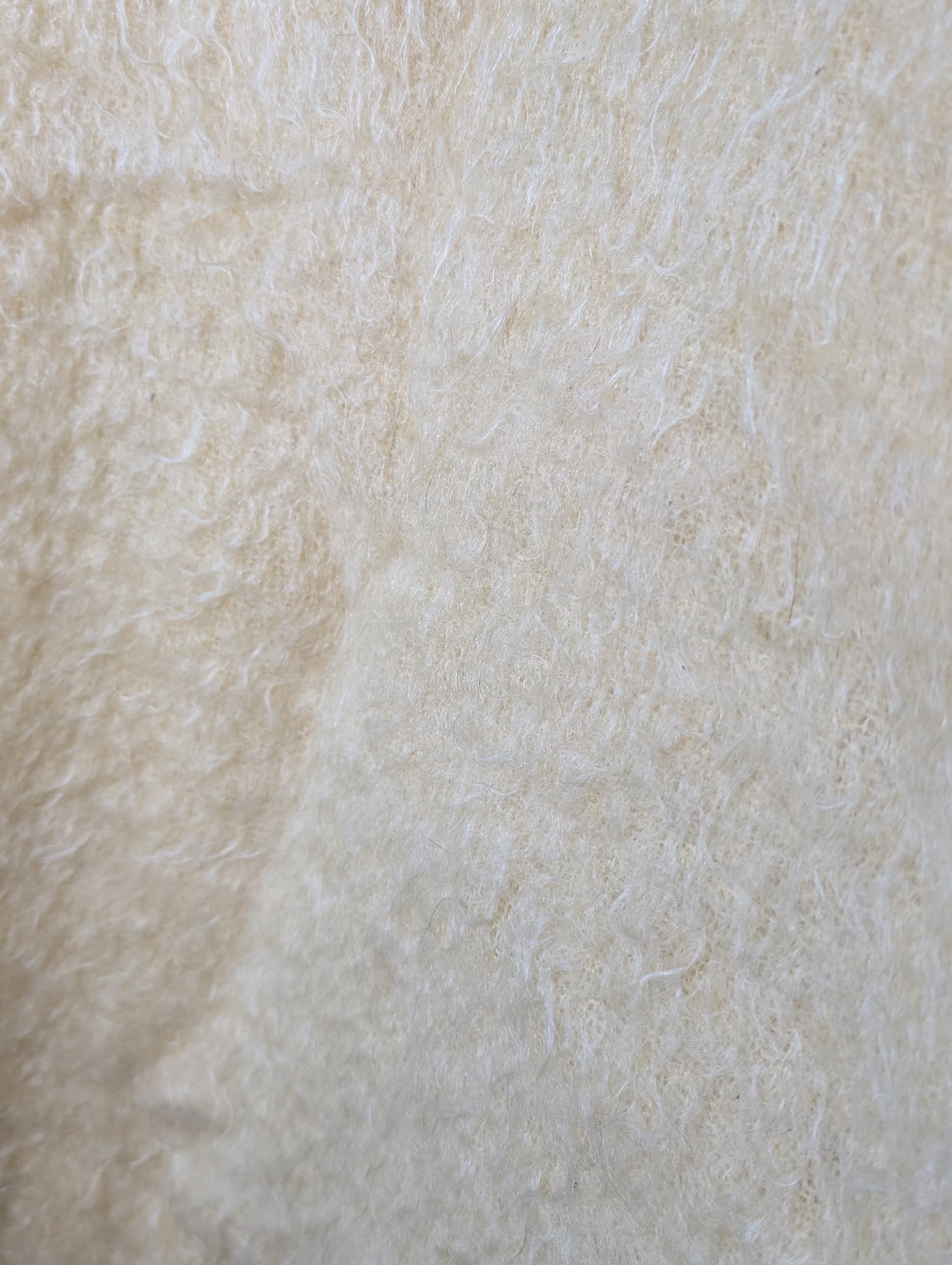 Glen Cree Mohair Throw Blanket Yellow Vintage Made In Scotland — photo 3 of 6