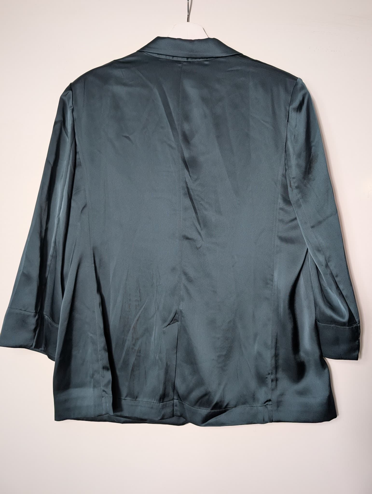 GOELIA Satin Blazer Dark Green Women's AU 14 — photo 7 of 10