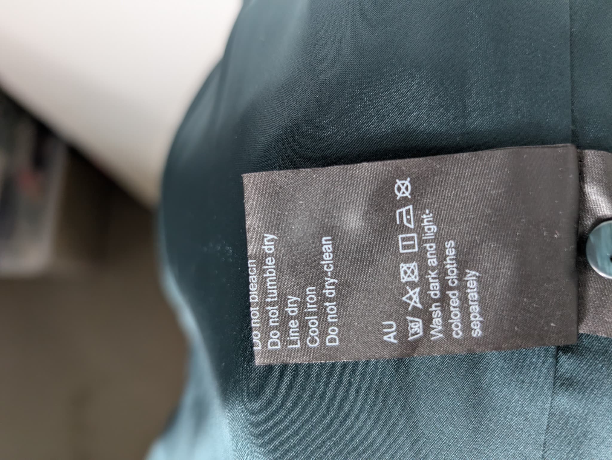 GOELIA Satin Blazer Dark Green Women's AU 14 — photo 9 of 10