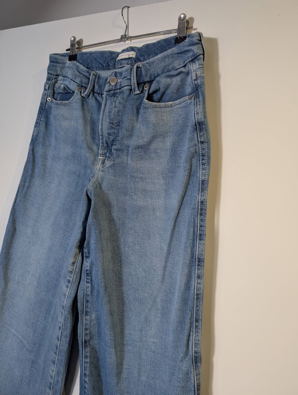 Good American Wide Leg Jeans Blue Denim Size 6 / 28 — photo 3 of 6