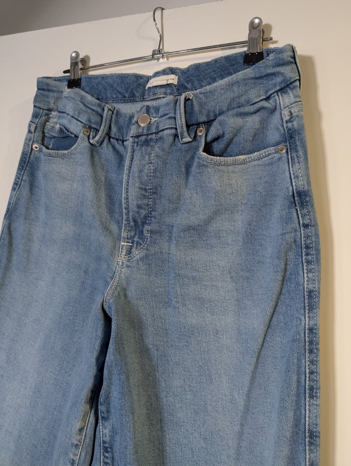 Good American Wide Leg Jeans Blue Denim Size 6 / 28 — photo 4 of 6