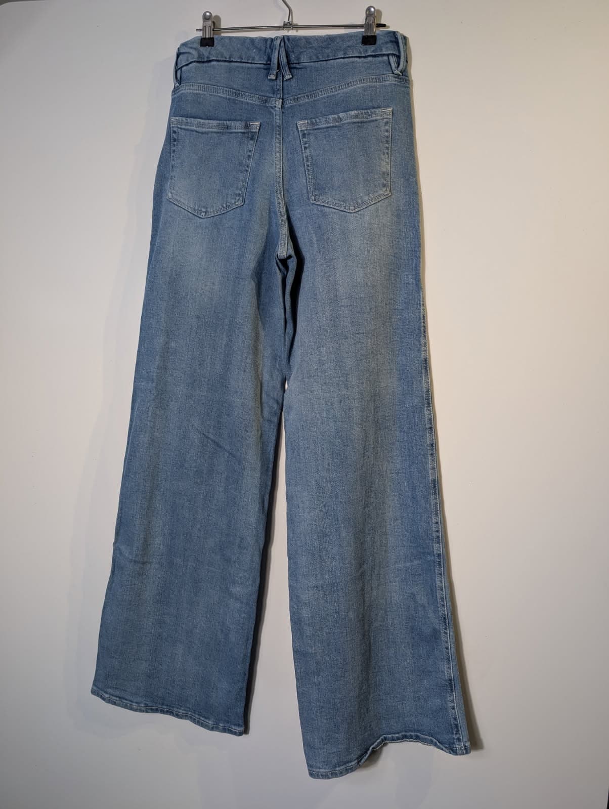 Good American Wide Leg Jeans Blue Denim Size 6 / 28 — photo 5 of 6
