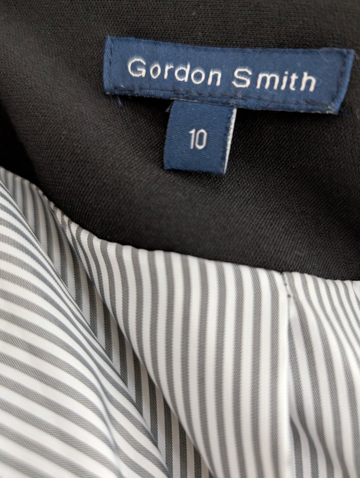 Gordon Smith Double-Breasted Blazer Black Women's Size 10 — photo 6 of 9
