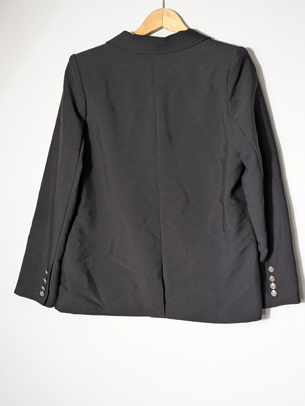 Gordon Smith Double-Breasted Blazer Black Women's Size 10 — photo 7 of 9