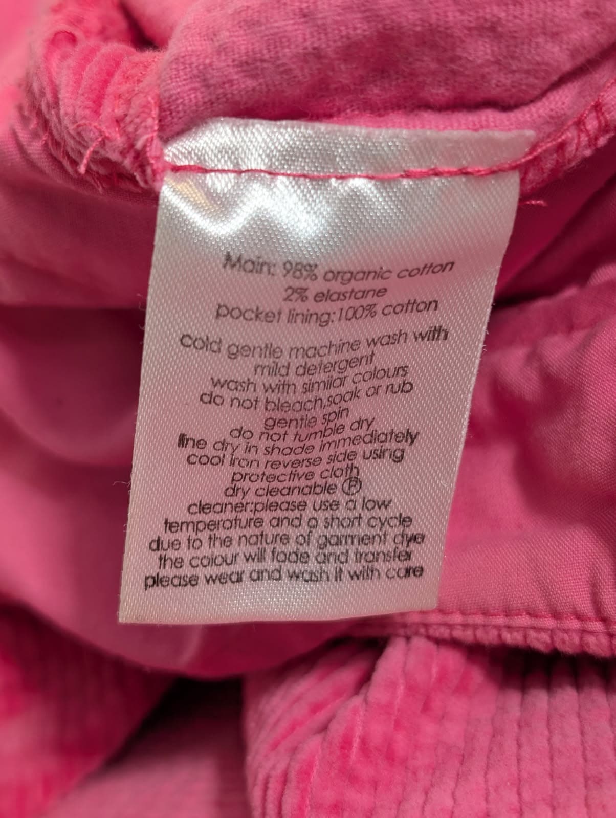 Gorman Pink Corduroy Pants - Women's Size 10 — photo 6 of 8
