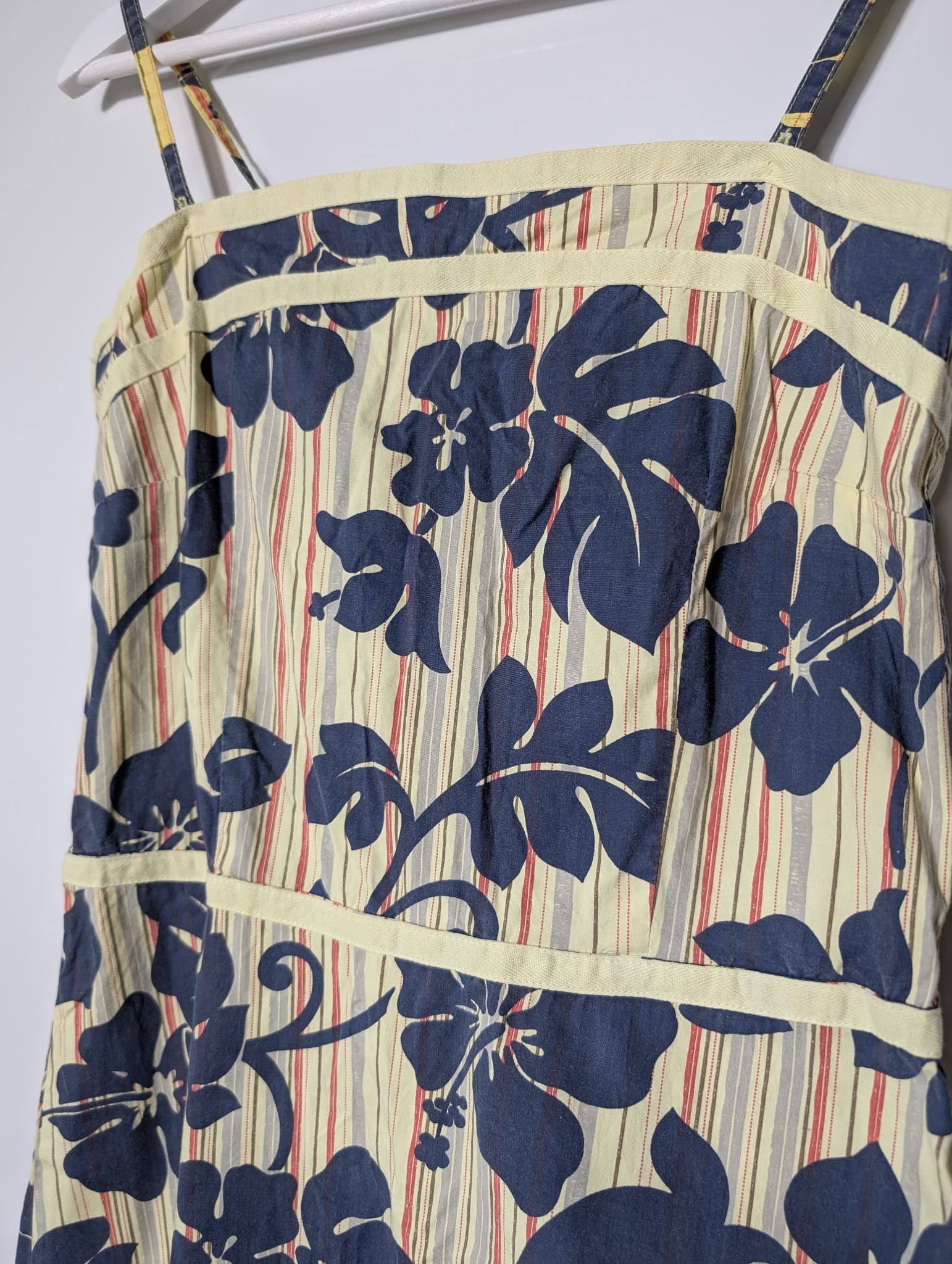 Gossip Tropical Floral Striped Sundress Size 40 — photo 3 of 8