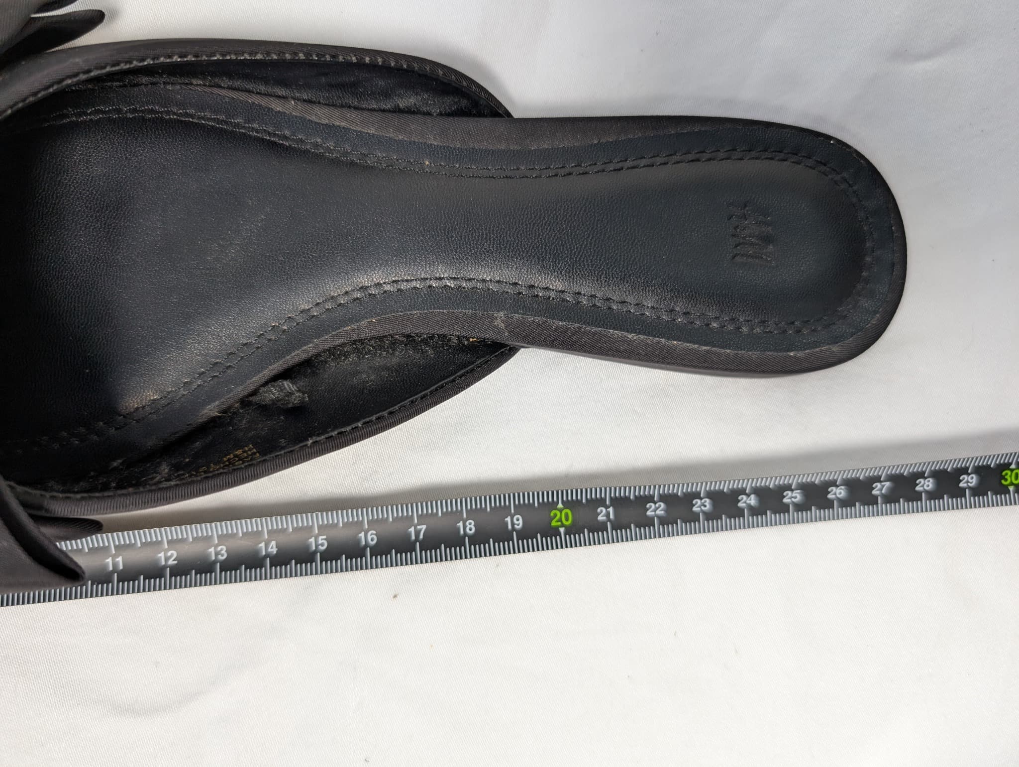 H&M Pointed Toe Bow Mules Black Size 38 — photo 11 of 11