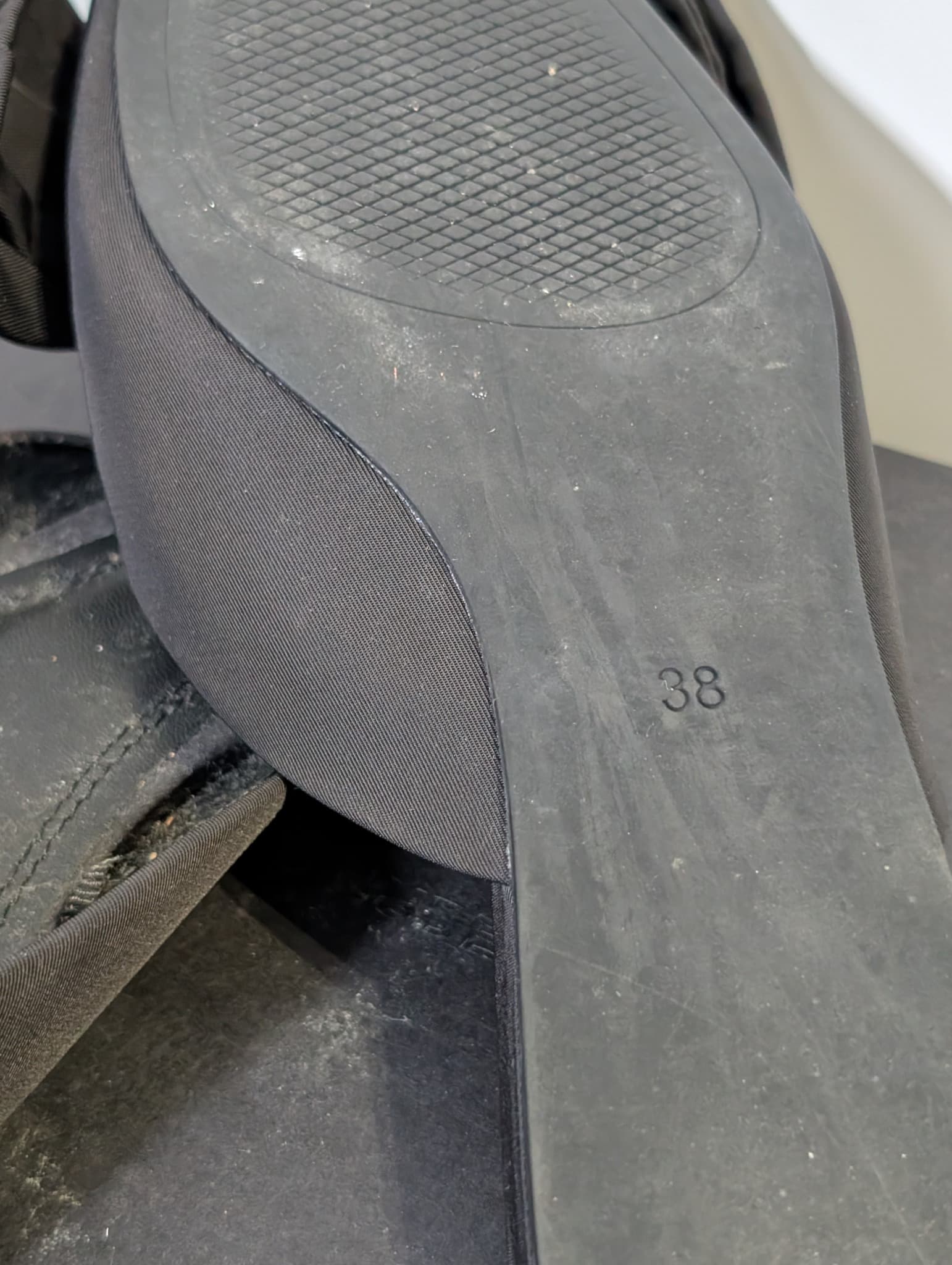 H&M Satin Bow Pointed Mules Black EU 38 — photo 5 of 6