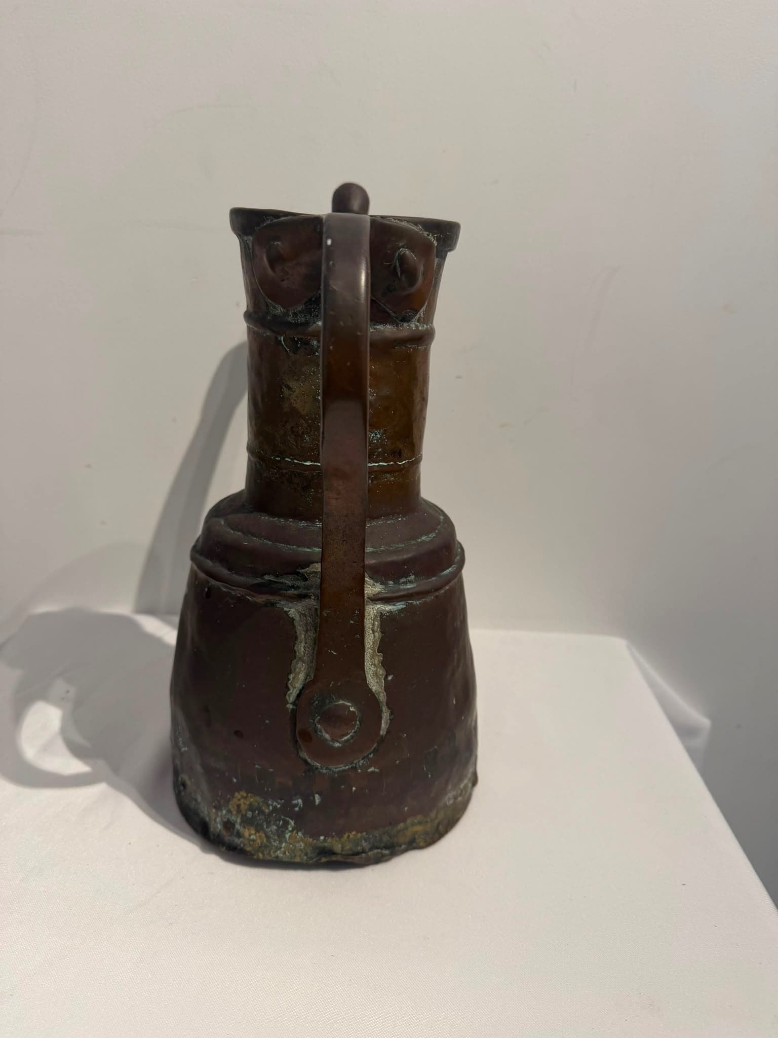 Hand-Hammered Copper Ibrik Water Pitcher Ornate Engraved Design — photo 2 of 14