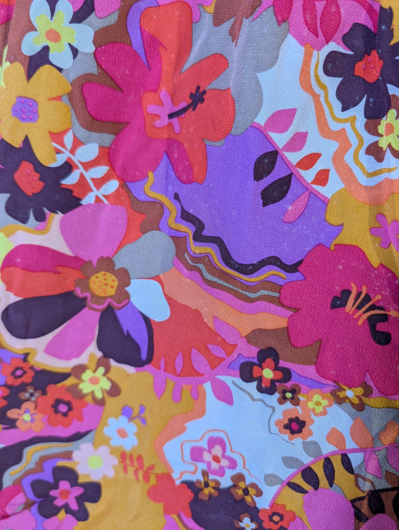 Alannah Hill Floral Print Cross-Back Dress Women's Size 8 — photo 2 of 7