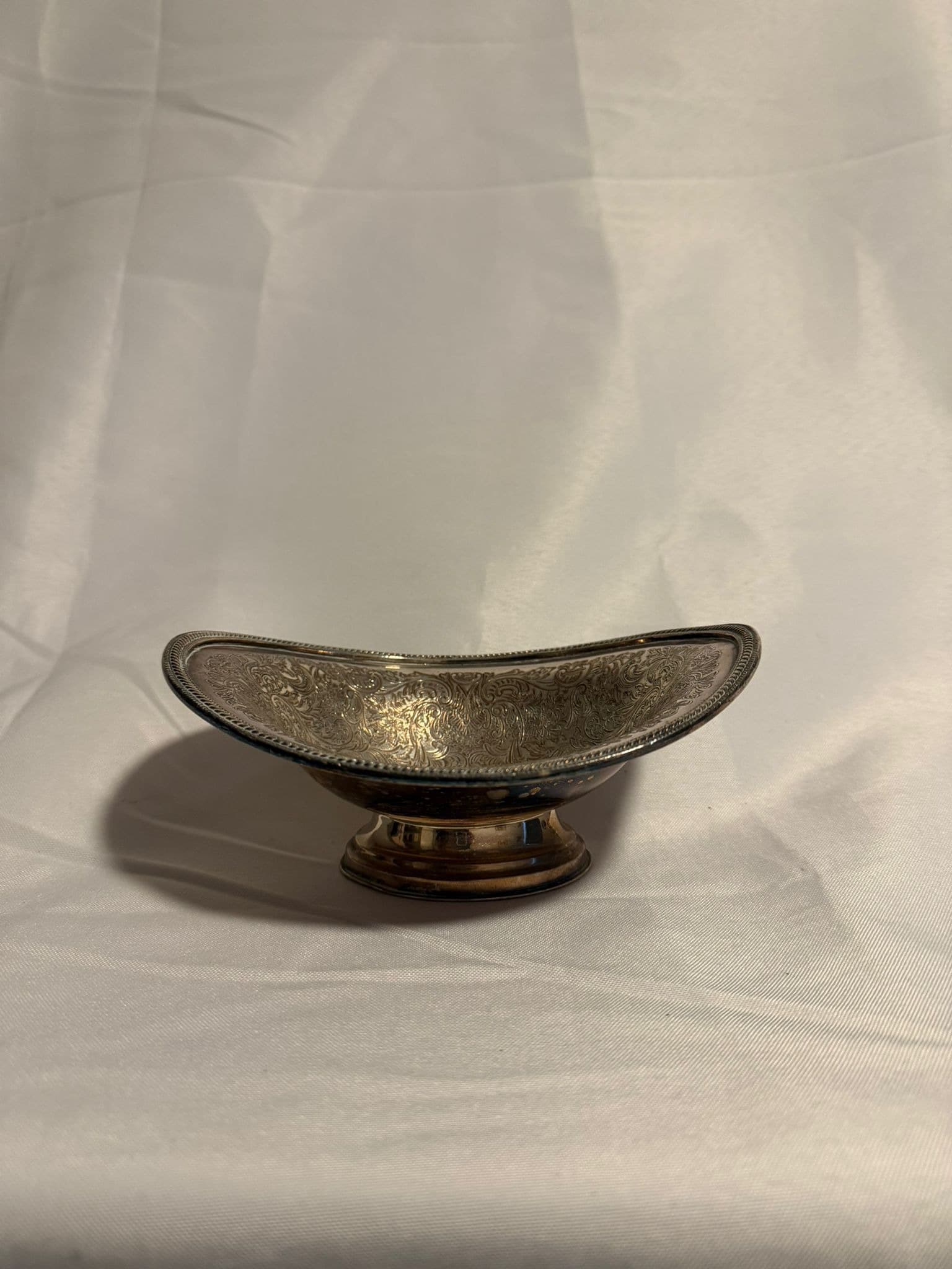 Hardy Bros Ltd Silver Plated Footed Bowl Vintage Reproduction — photo 2 of 10