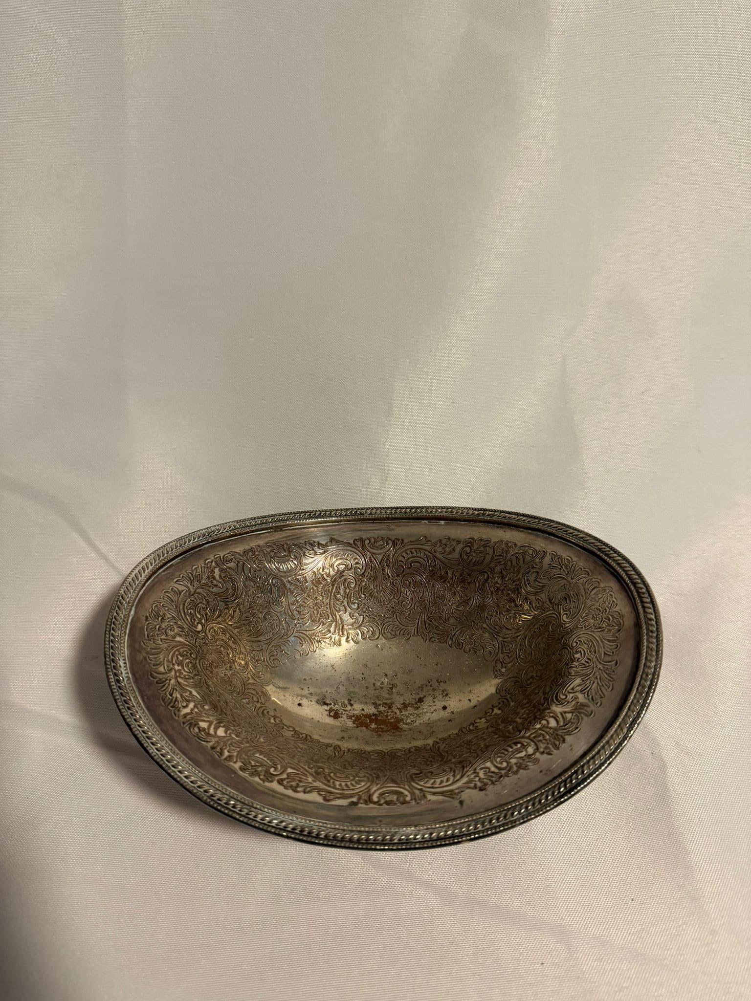 Hardy Bros Ltd Silver Plated Footed Bowl Vintage Reproduction — photo 3 of 10