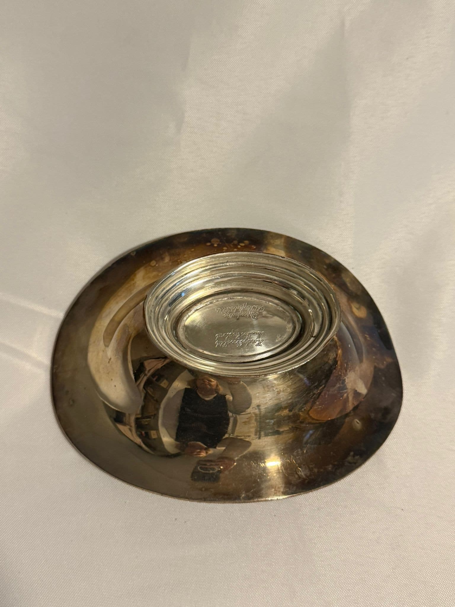 Hardy Bros Ltd Silver Plated Footed Bowl Vintage Reproduction — photo 6 of 10