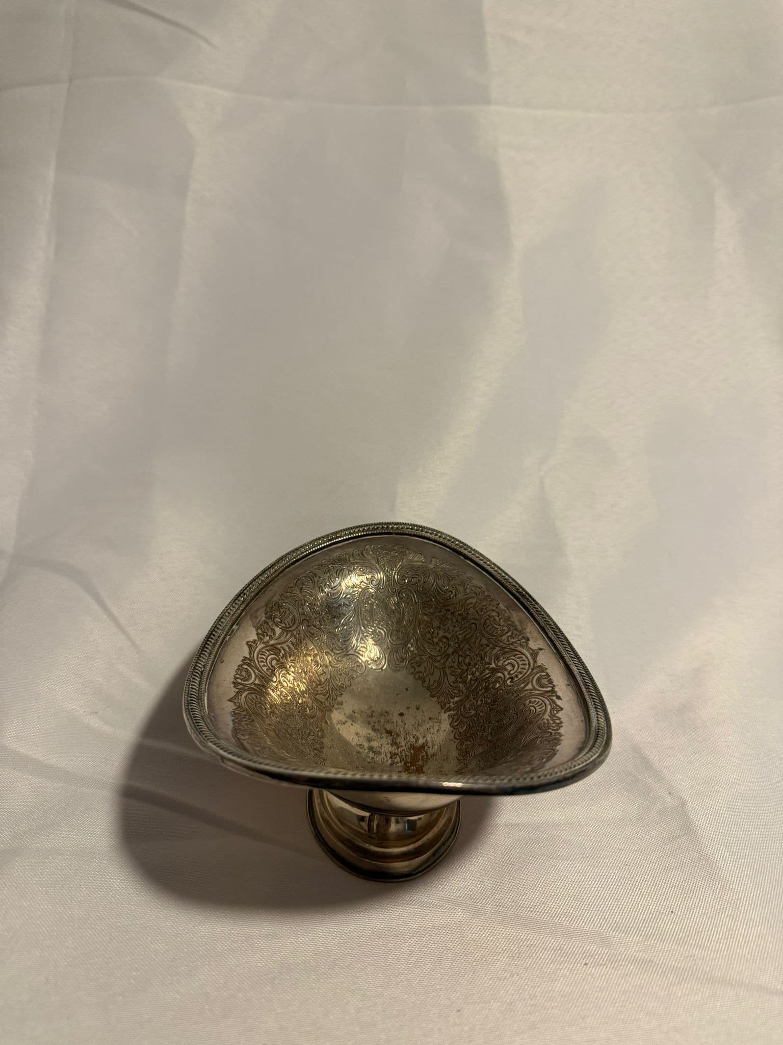 Hardy Bros Ltd Silver Plated Footed Bowl Vintage Reproduction — photo 9 of 10