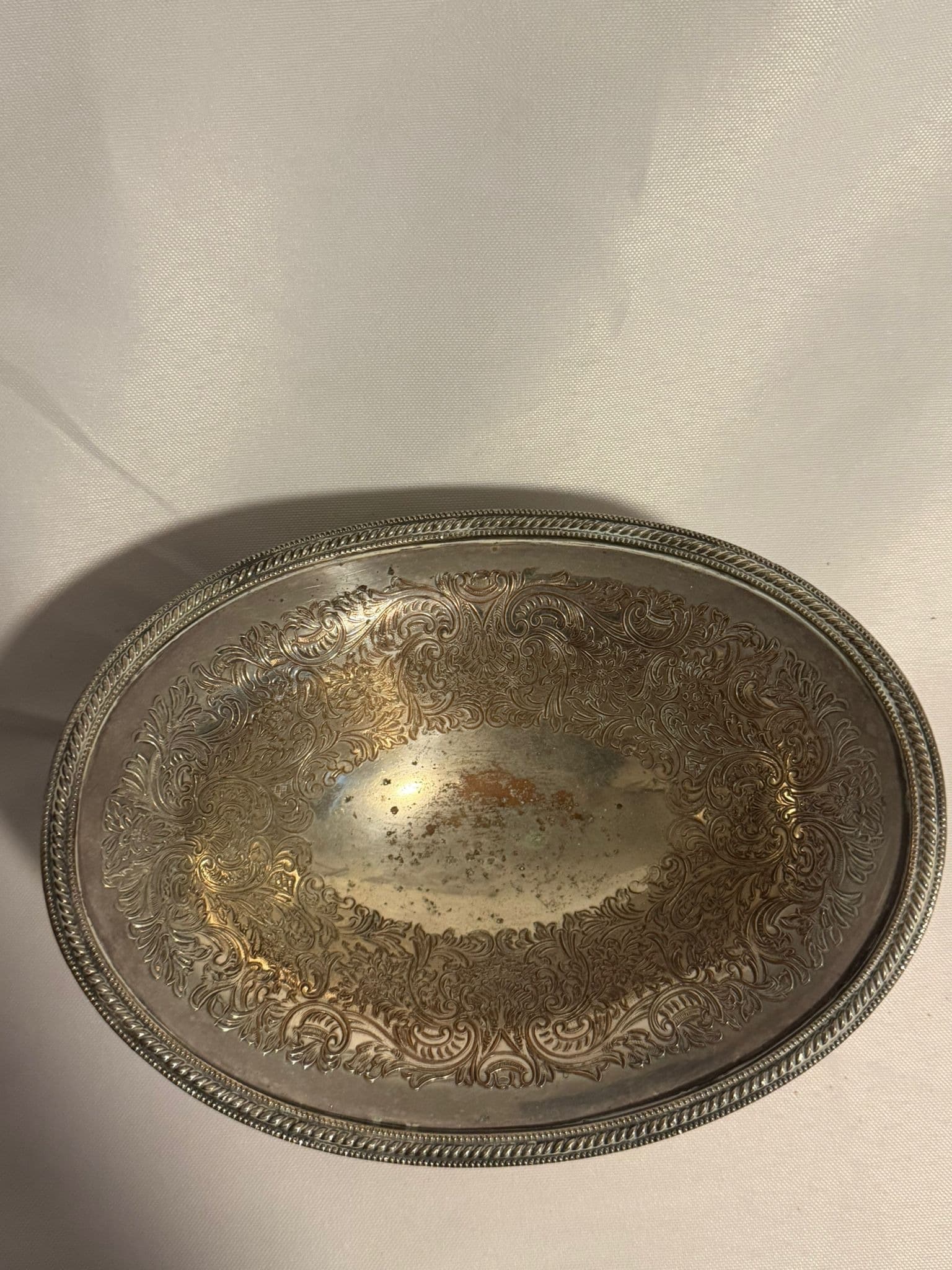 Hardy Bros Ltd Silver Plated Footed Bowl Vintage Reproduction — photo 10 of 10