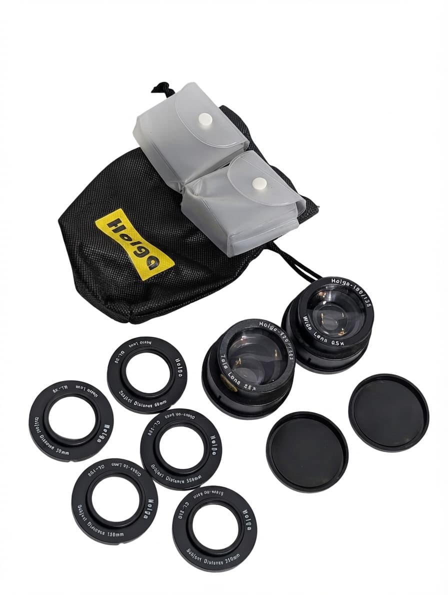 Holga Lens Set for 120/135 Cameras Wide Tele Macro Kit — photo 1 of 2