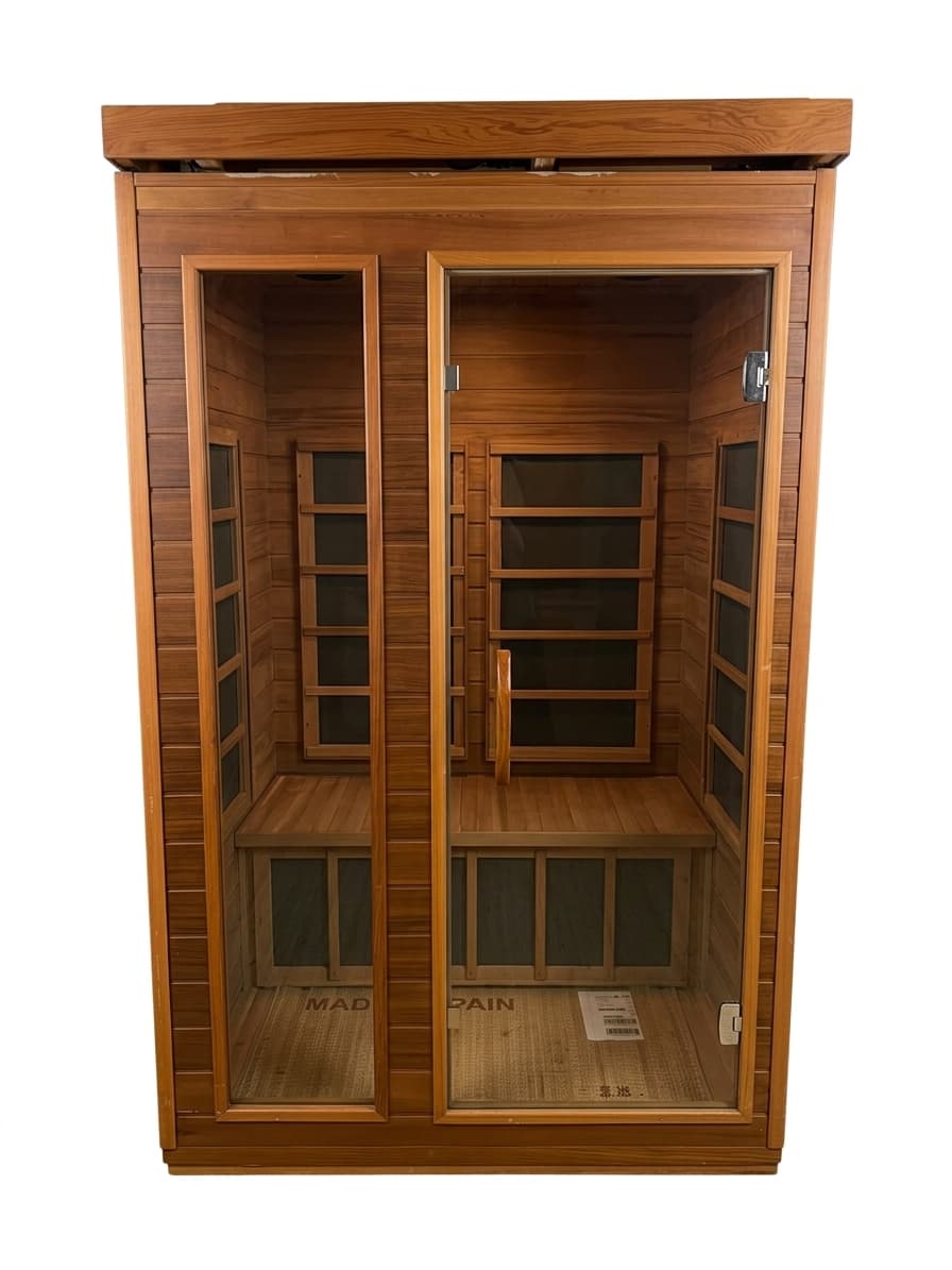 Home Wellness 2-Person Far Infrared Sauna Brown — photo 1 of 8