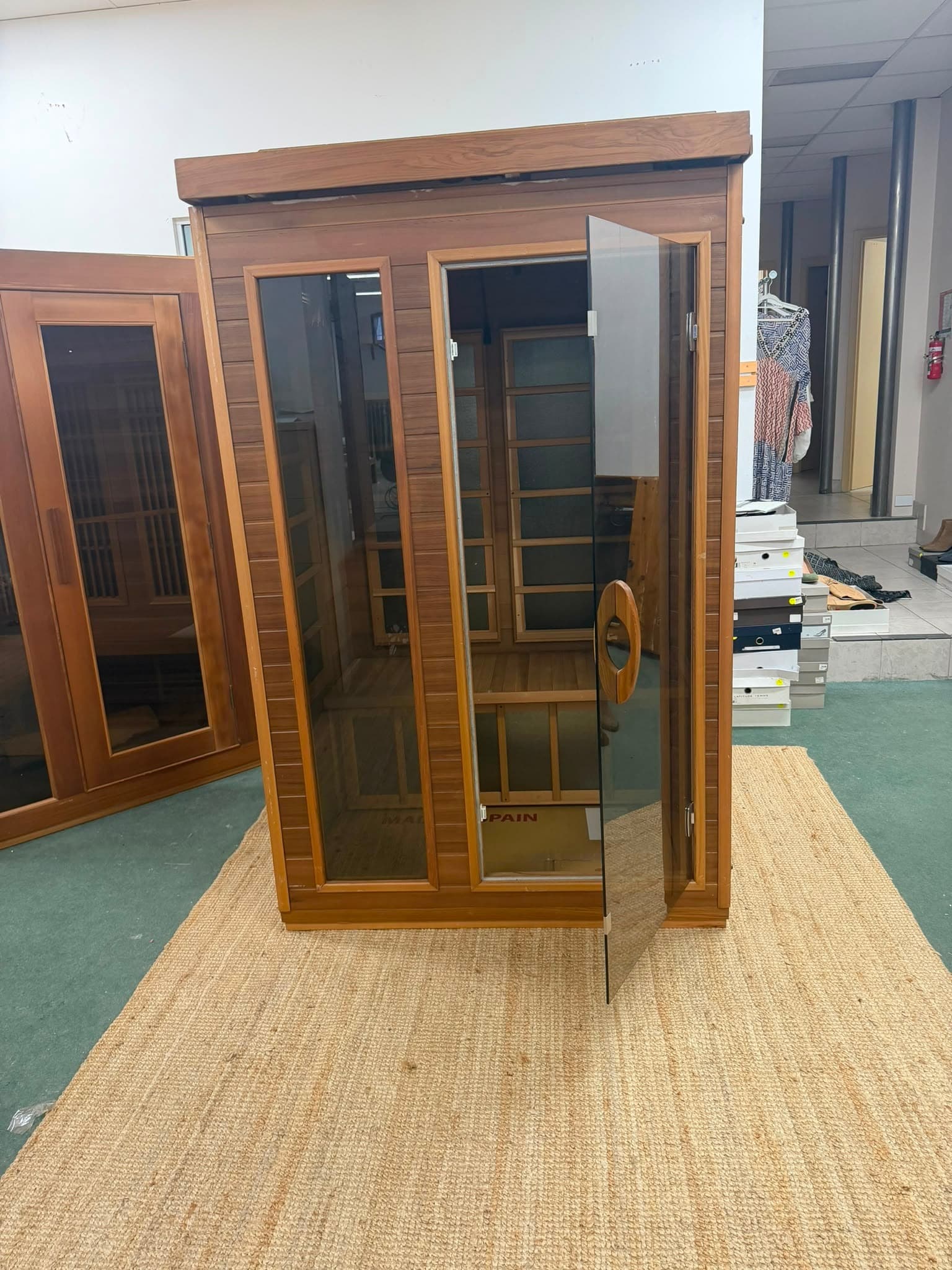 Home Wellness 2-Person Far Infrared Sauna Brown — photo 4 of 8