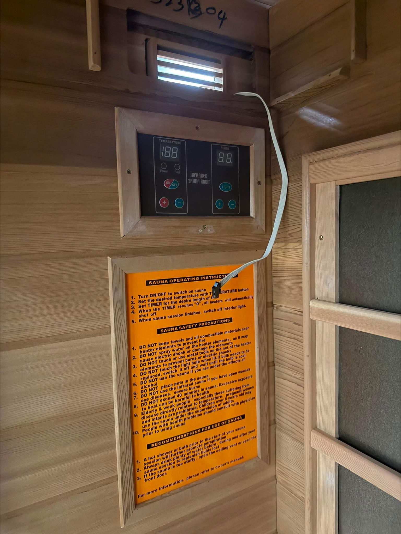 Home Wellness 2-Person Far Infrared Sauna Brown — photo 6 of 8