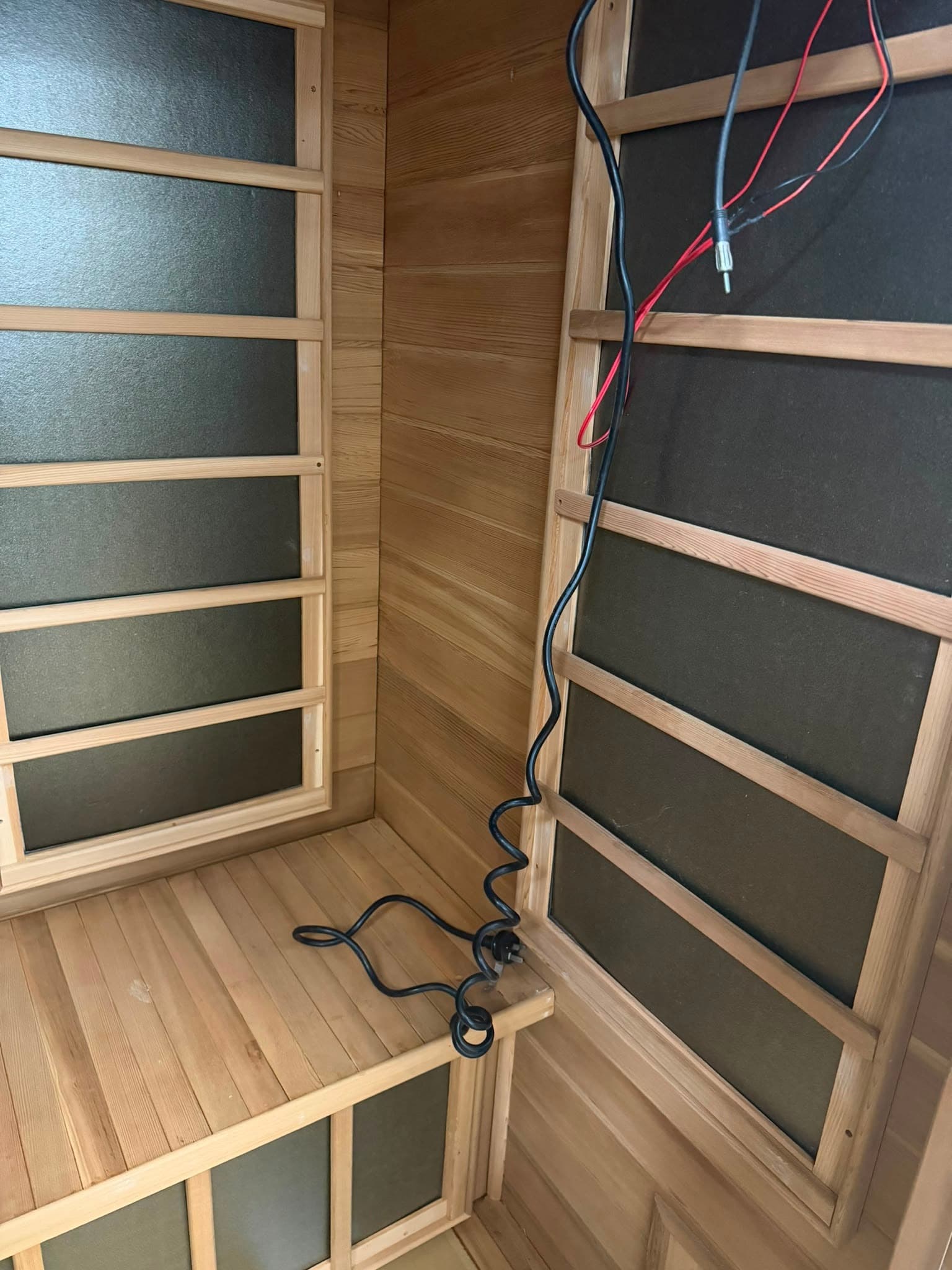 Home Wellness 2-Person Far Infrared Sauna Brown — photo 7 of 8