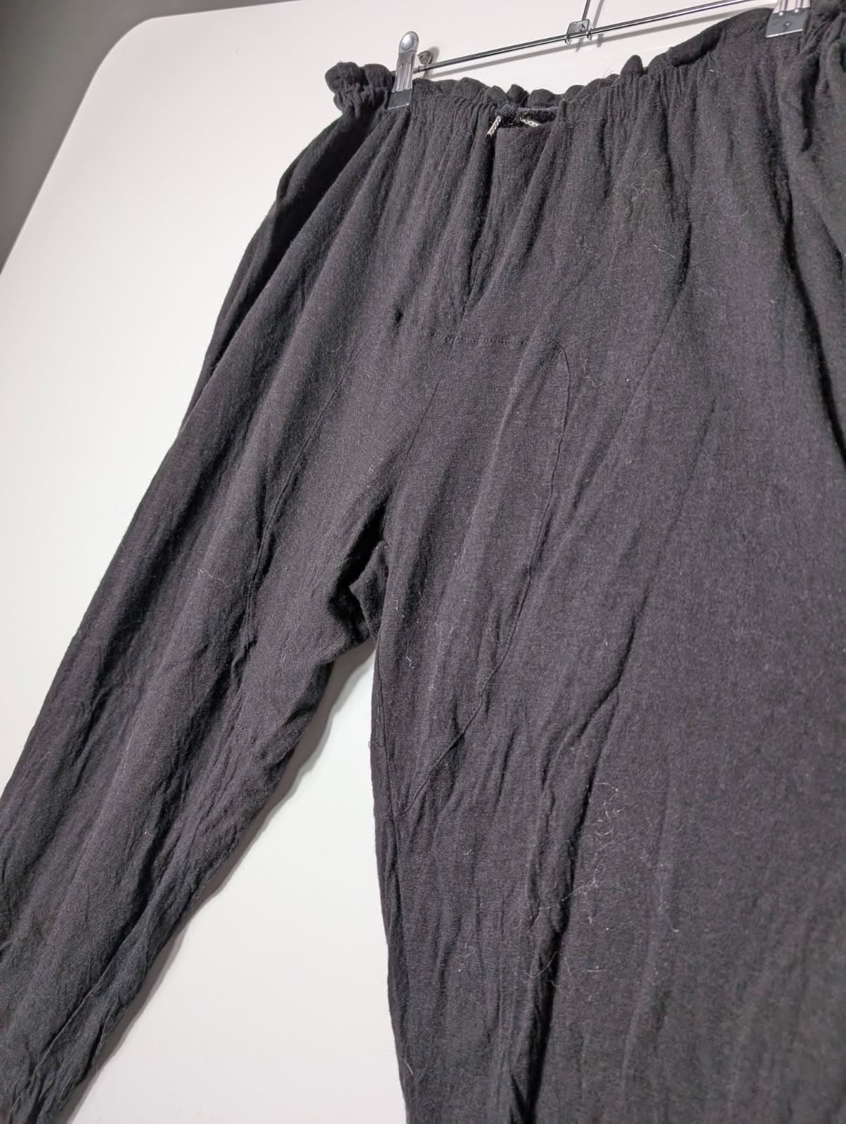 Hussein Chalayan Black Paperbag Waist Jogger Pants - Size 40 — photo 2 of 6