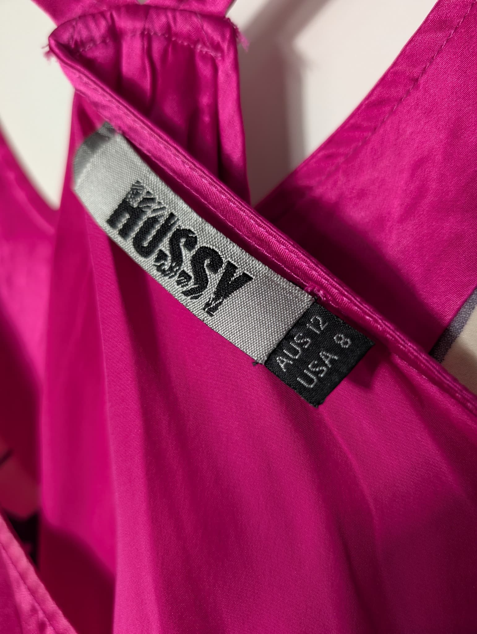Hussy Racerback Tank Top Pink Geometric Print AU 12 — photo 5 of 6