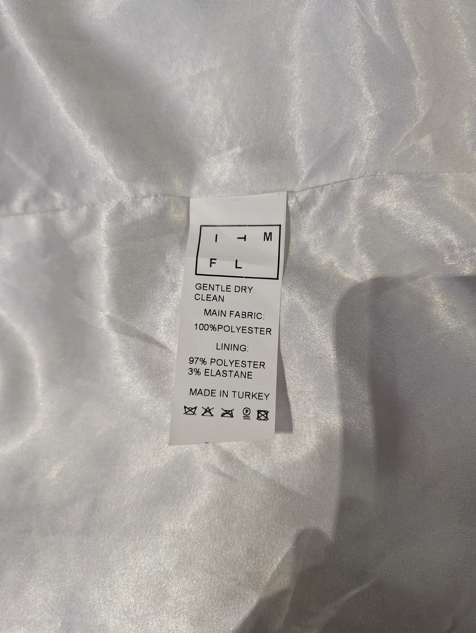 IHMFL Kimono Robe Gold and Silver Metallic Palm Leaf — photo 3 of 5
