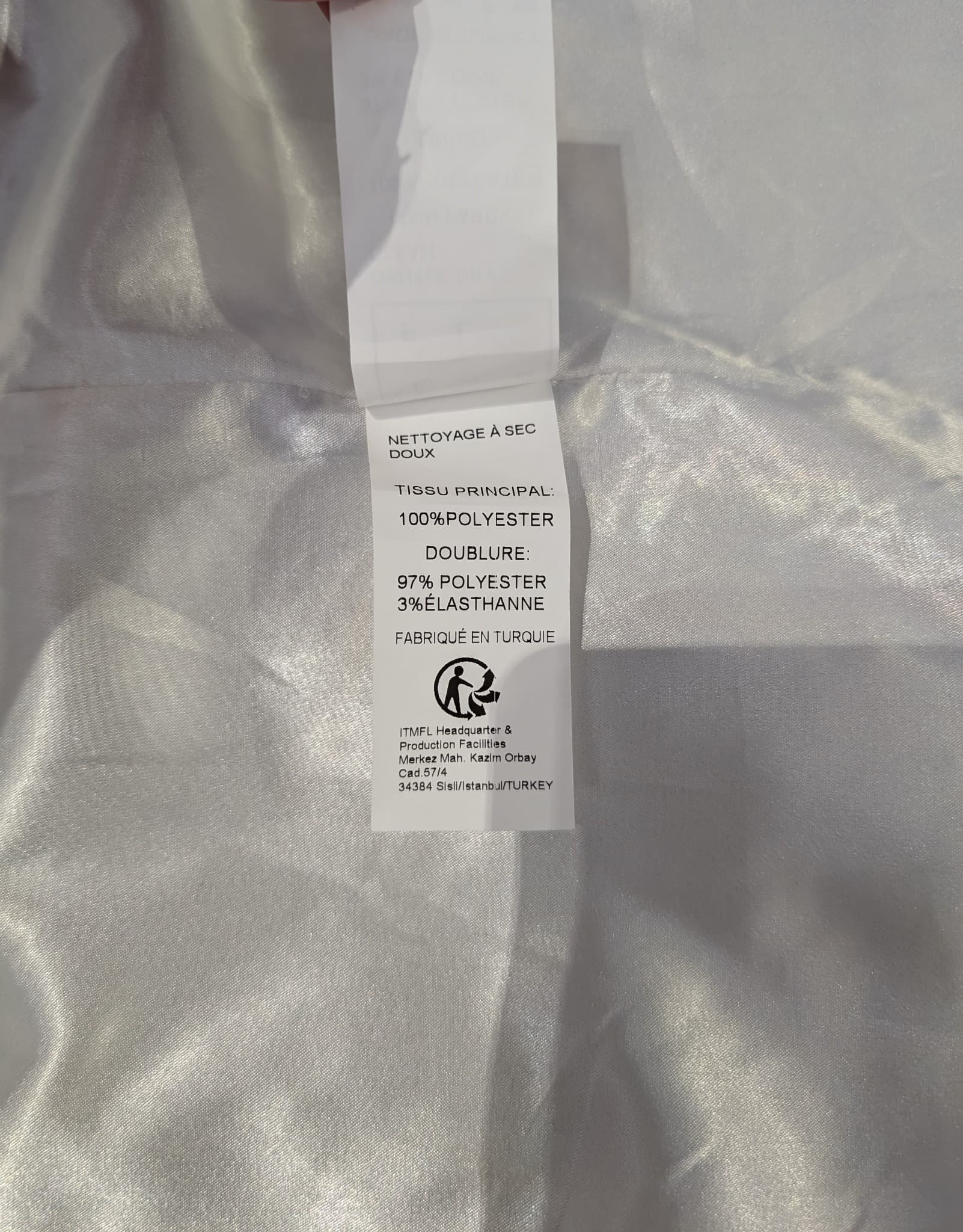 IHMFL Kimono Robe Gold and Silver Metallic Palm Leaf — photo 4 of 5