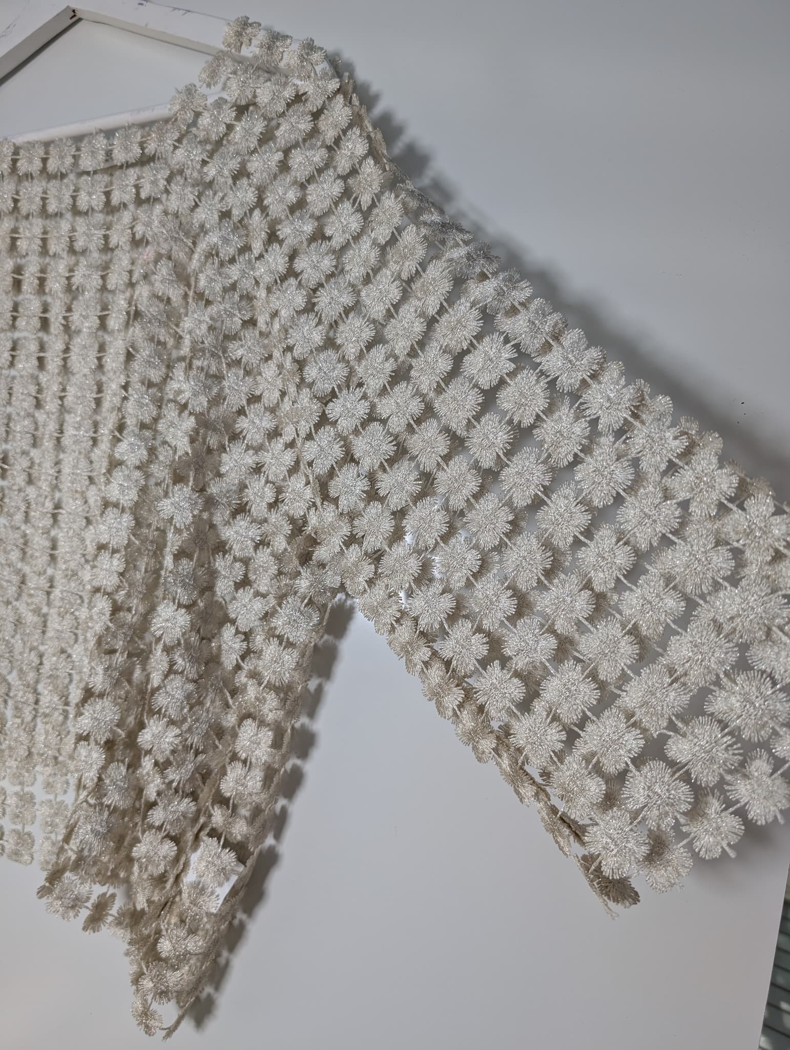 Imagine Fashion Italy Crochet Daisy Shrug White One Size — photo 2 of 8