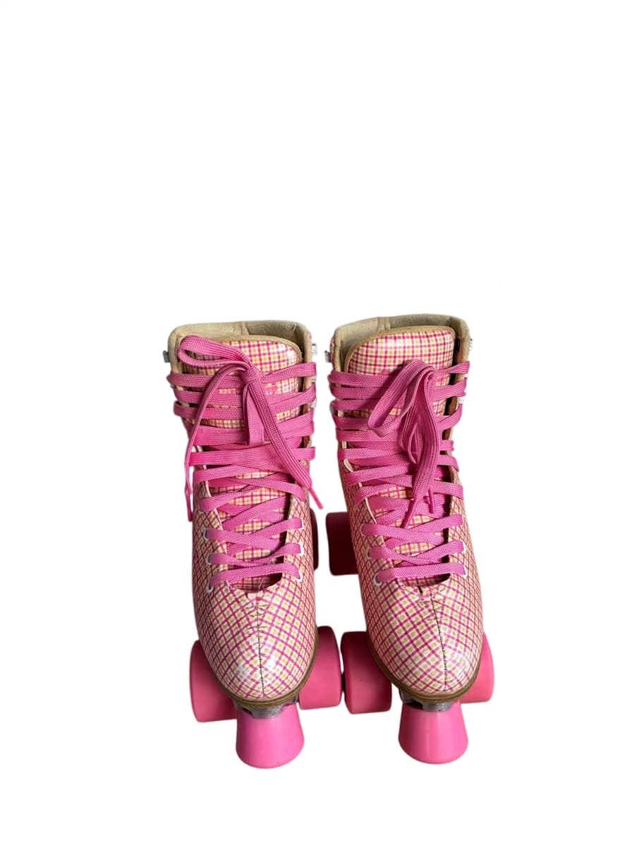 Impala Roller Skates Pink Tartan Gingham Women's US 5 — photo 1 of 3