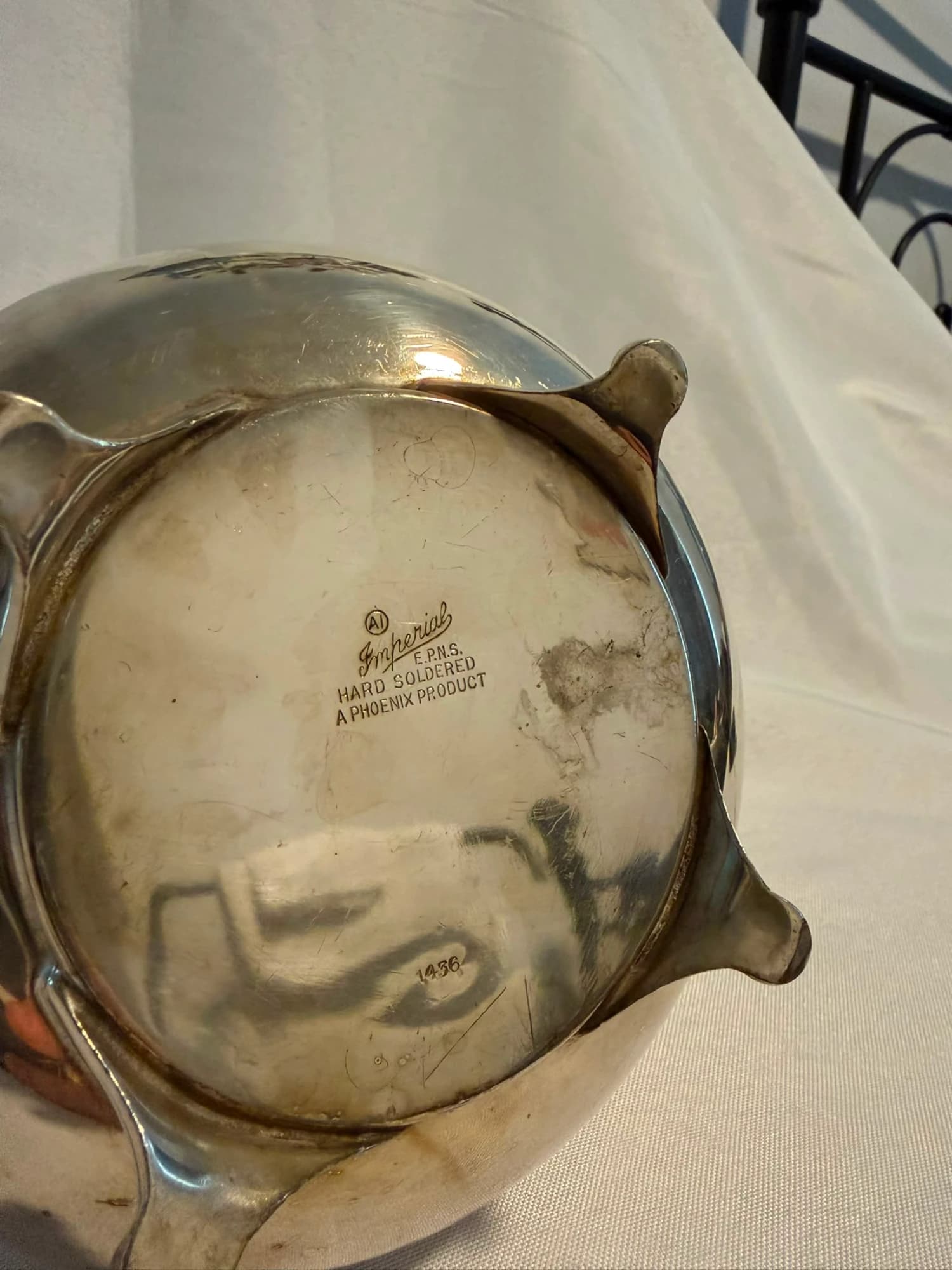 Imperial A1 EPNS Silver Plated Coffee Pot Hard Soldered Phoenix Antique — photo 2 of 8