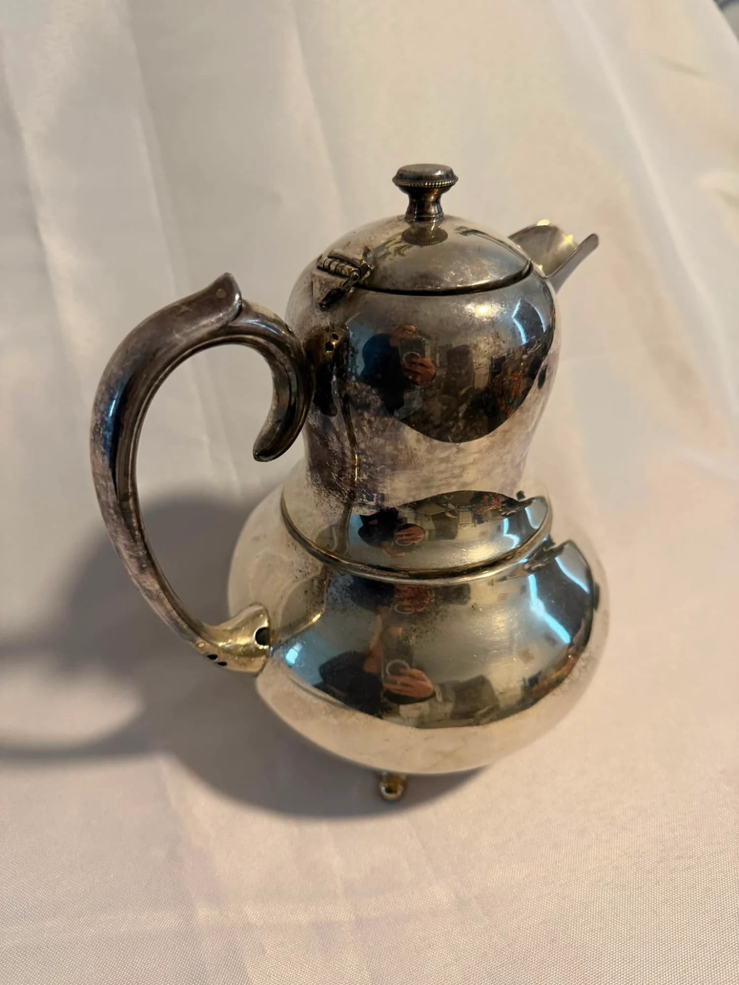 Imperial A1 EPNS Silver Plated Coffee Pot Hard Soldered Phoenix Antique — photo 3 of 8
