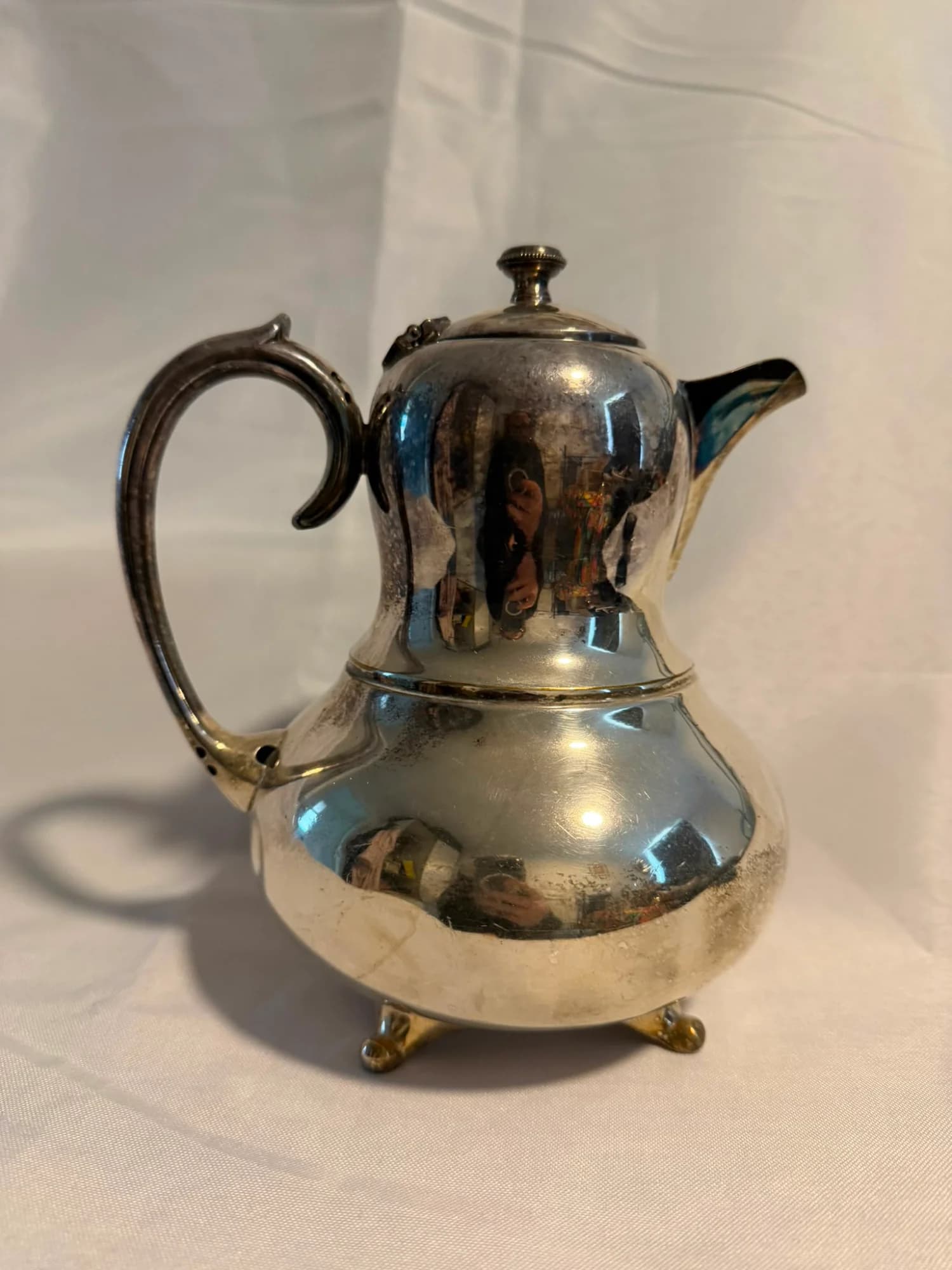 Imperial A1 EPNS Silver Plated Coffee Pot Hard Soldered Phoenix Antique — photo 7 of 8