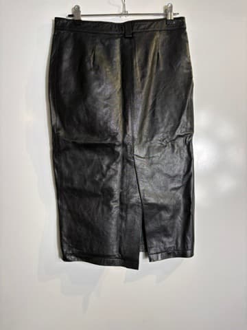 Imperial Leather Midi Skirt Black — photo 3 of 4