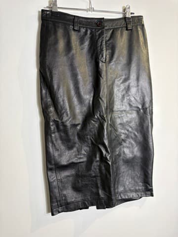Imperial Leather Midi Skirt Black — photo 1 of 4