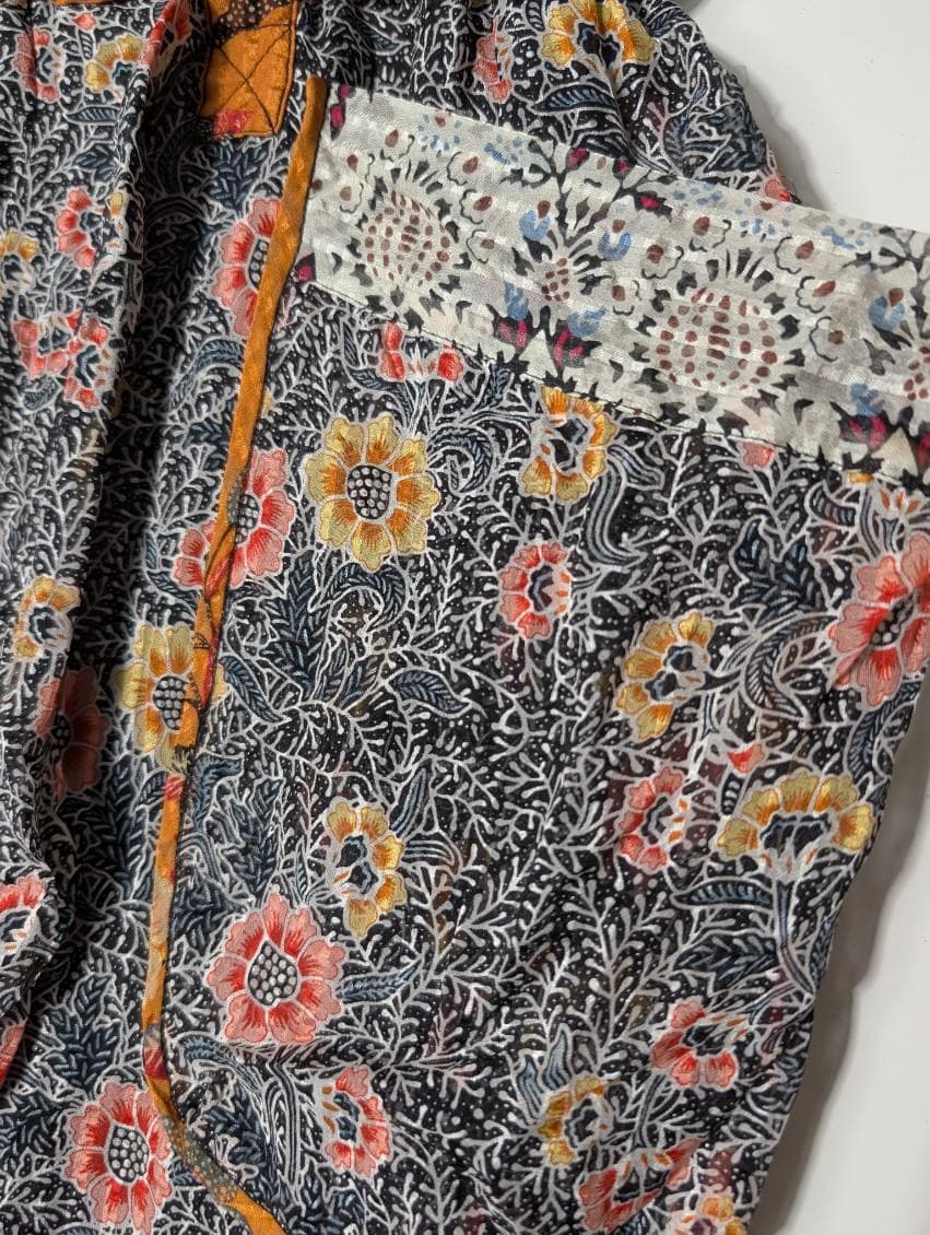Isabel Marant Floral Silk Paperbag Waist Pants - Size 38 — photo 3 of 8
