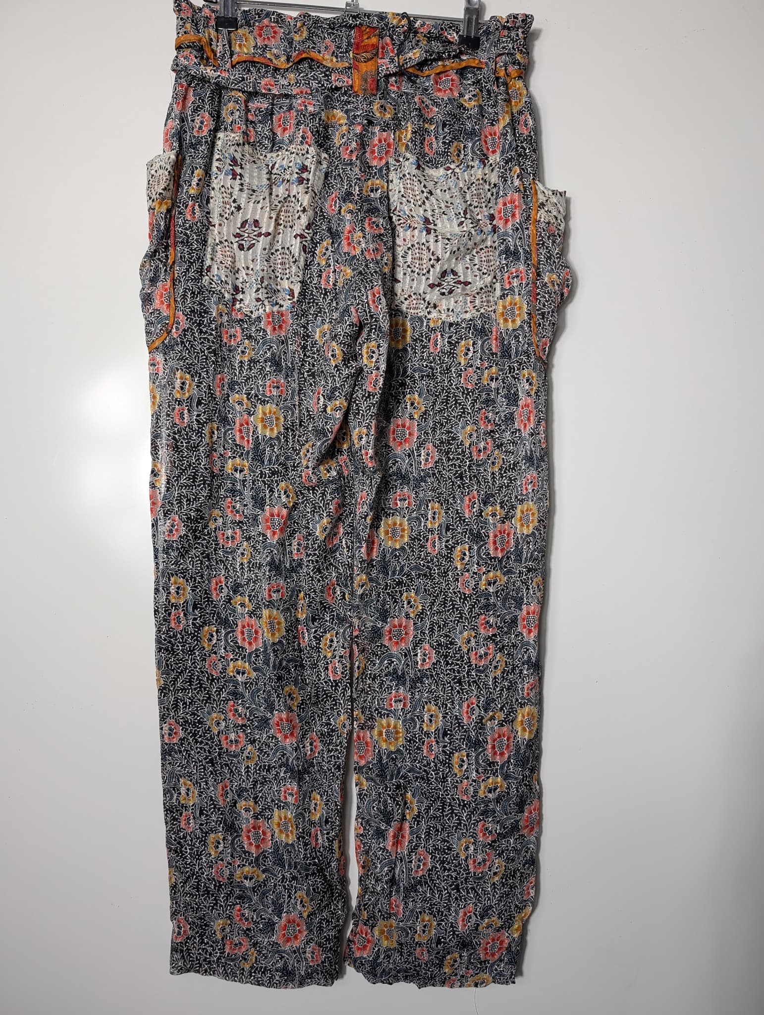 Isabel Marant Floral Silk Wide Leg Pants Women's Size 38 — photo 4 of 8