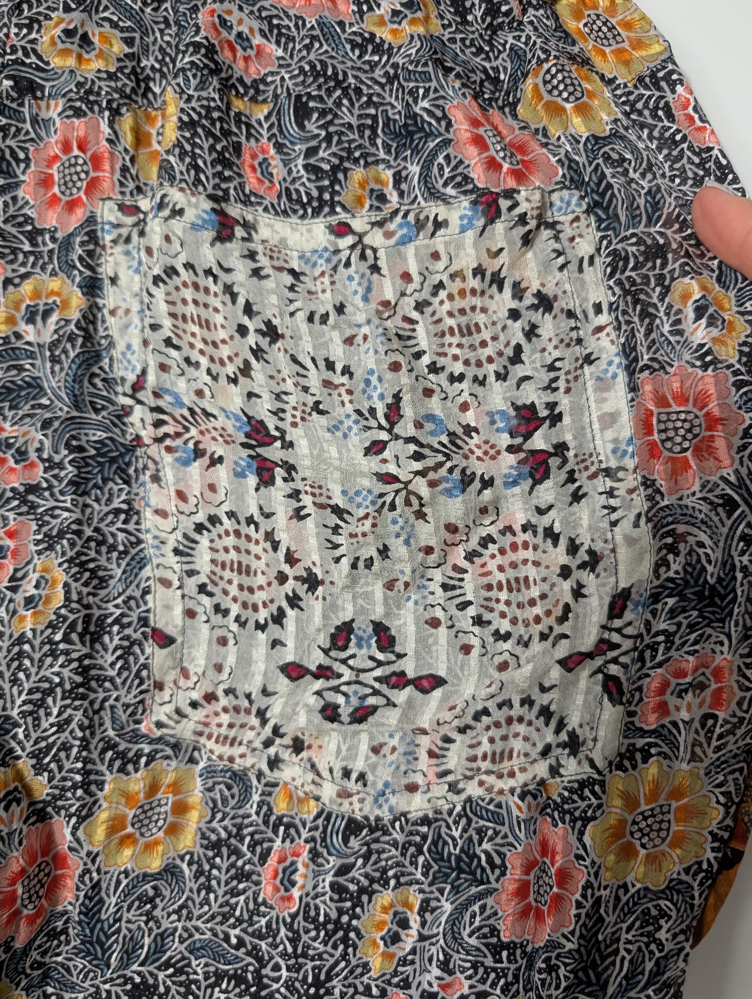 Isabel Marant Floral Silk Wide Leg Pants Women's Size 38 — photo 5 of 8