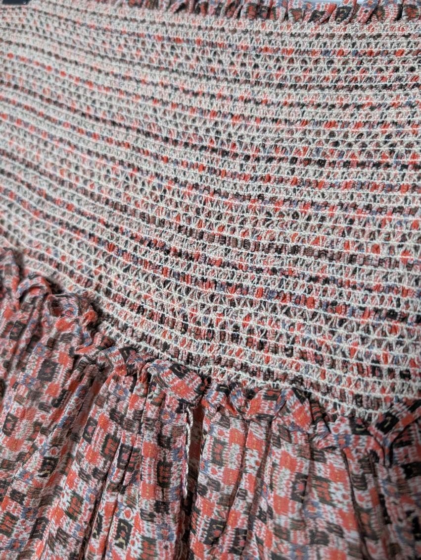 Isabel Marant Silk Maxi Dress - Smocked Tube Top - Size 34 — photo 3 of 8