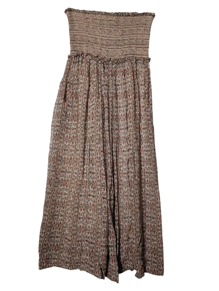 Isabel Marant Silk Smocked Strapless Maxi Dress - Size 36 — photo 1 of 8