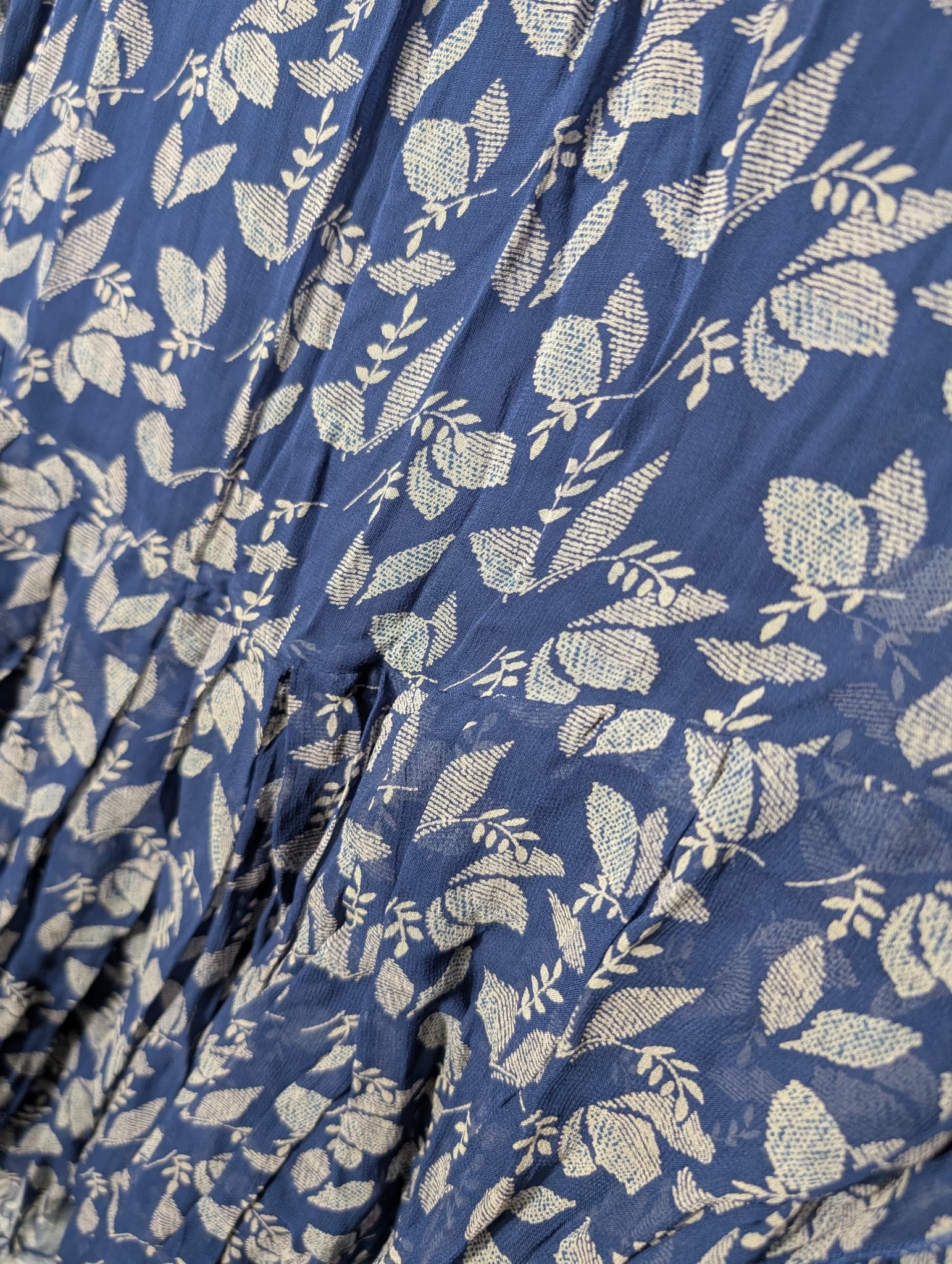 Isabel Marant Étoile Floral Viscose Mini Dress Blue Size 38 — photo 2 of 8