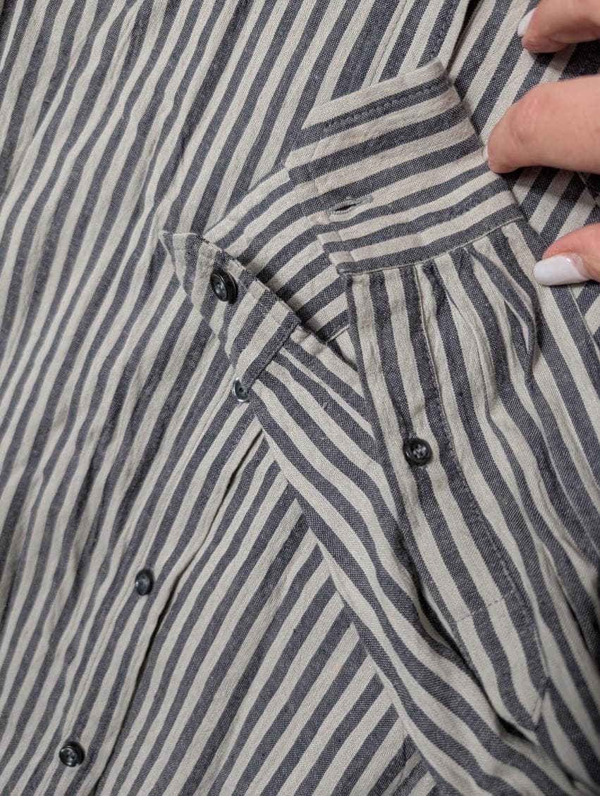 Isabel Marant Étoile Striped Button-Down Shirt - Size 36 — photo 2 of 9