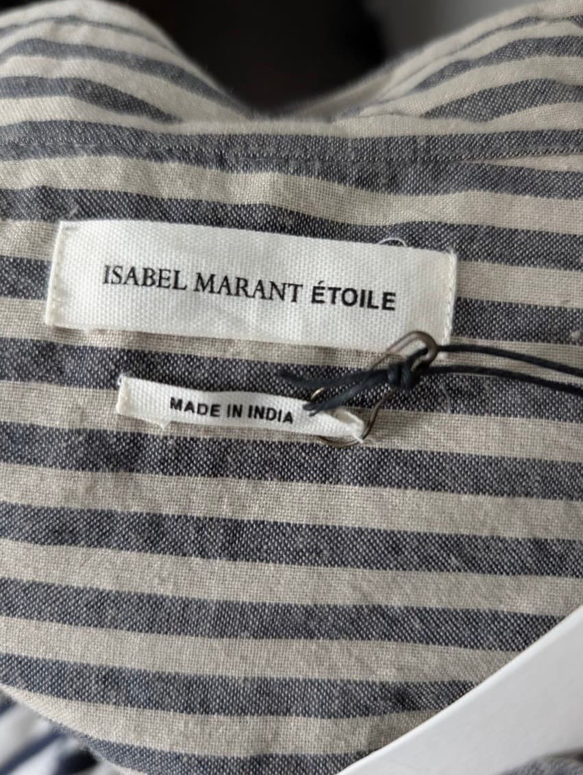 Isabel Marant Étoile Striped Button-Down Shirt - Size 36 — photo 4 of 9