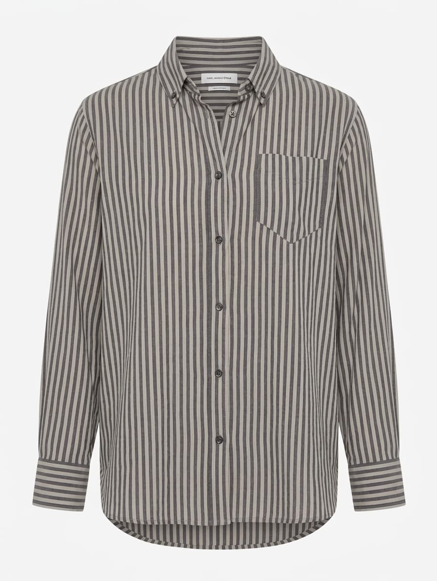 Isabel Marant Étoile Striped Button-Down Shirt - Size 36 — photo 1 of 9