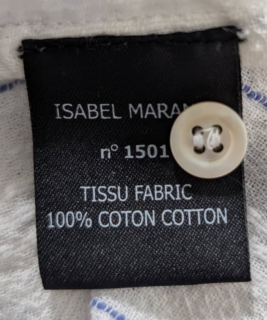 Isabel Marant Étoile Striped Cotton Blouse - Women's Size 40 — photo 7 of 8