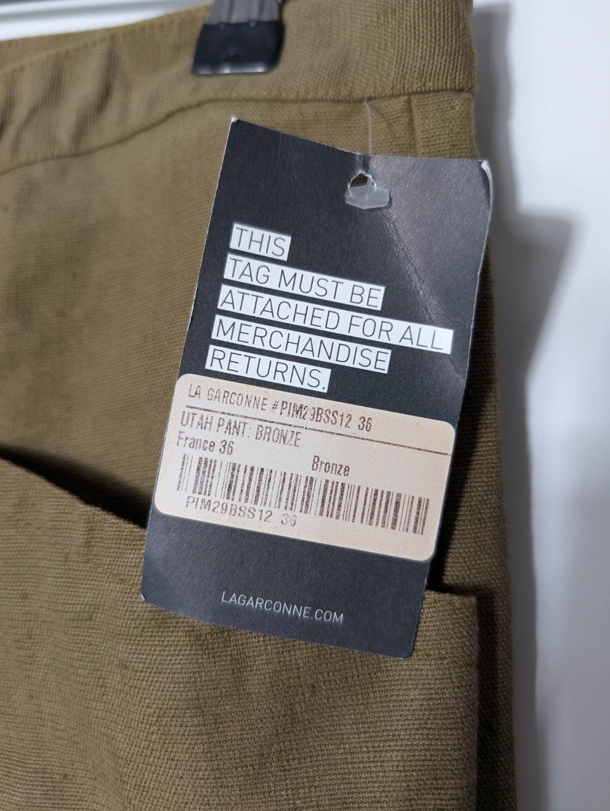 Isabel Marant Utah Trousers - Bronze Linen Blend Size 36 — photo 3 of 9